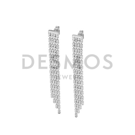 Orecchini Desmos Donna  in   Argento   INFINITY W