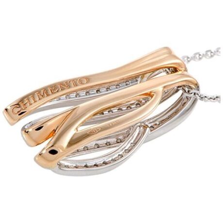 Collana Chimento Donna Anima in   Oro bianco Diamante  1G08723BB7450