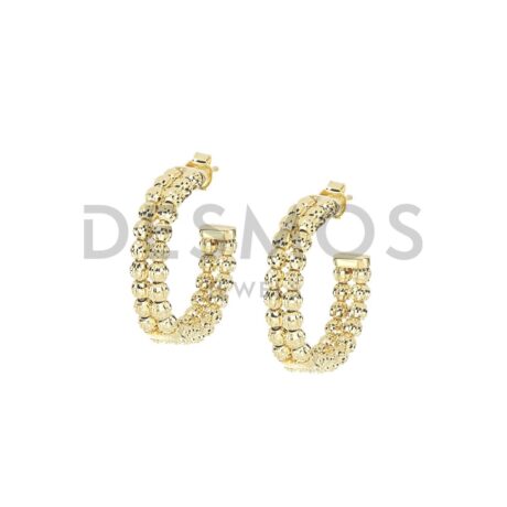 Orecchini Desmos Donna  in   Argento   CRYSTAL HOOP 2F G 20