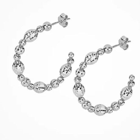 Orecchini Desmos Donna  in   Argento   CRYSTAL BLOOM  B0W 30