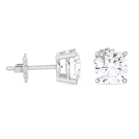 Orecchini Ama Unisex  in   Oro bianco Diamante Lab Grown 1.06 AMA_OR_101_1,06CT
