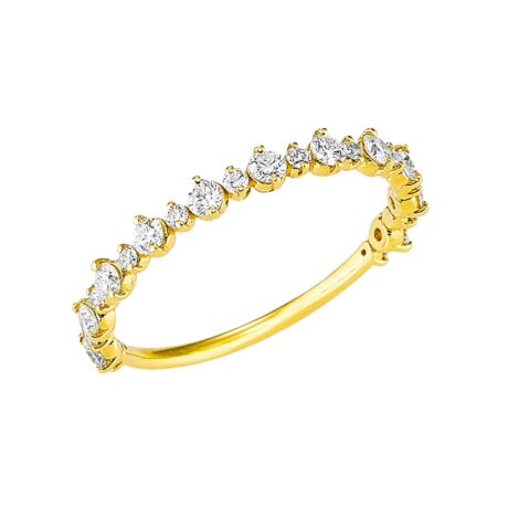 Anello Gioielleria Italiana Donna  in   Oro giallo Diamante  AN-2022-16-O.GIAL-DIAM0,45CT