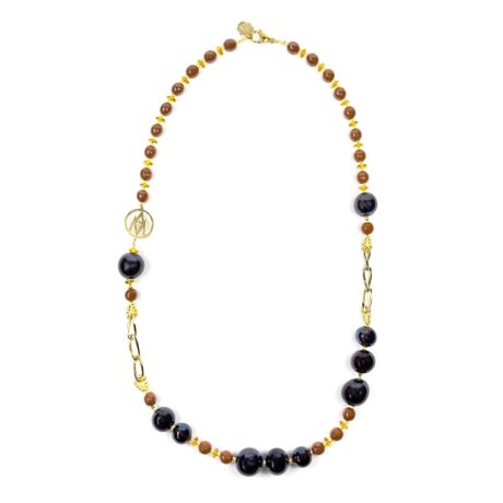 Collana Antica Murrina Venezia Donna VIVIEN in   Acciaio   CC2VAI2510