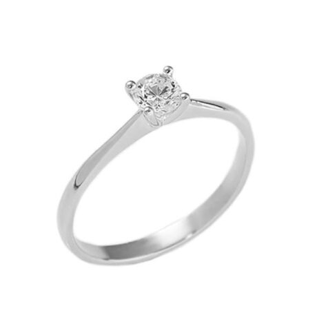 Anello Gioielleria Italiana Donna  in   Oro bianco Diamante 0.10 AN_2011_18_0,10CT
