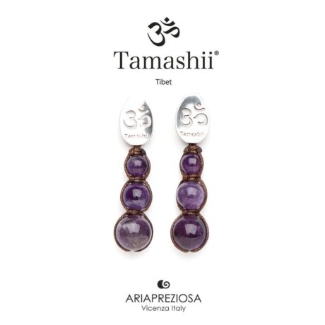 Orecchini Tamashii Donna  in   Argento Ametista  EHST3-8