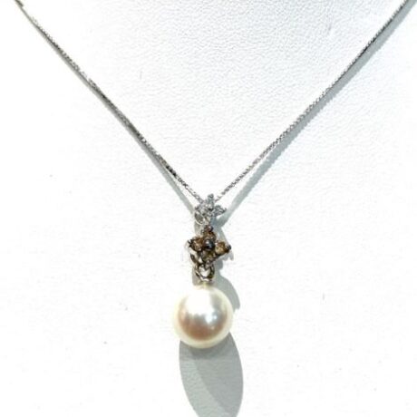 Collana Davite & Delucchi Donna  in   Oro bianco   PERLA_CLN4609