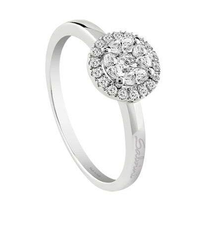 Anello Salvini Donna  in   Oro bianco   20066761