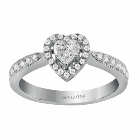 Anello Salvini Donna Magia s in   Oro bianco Diamante 0.45 20085789