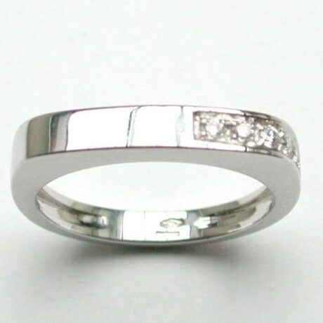 Anello Salvini Donna  in   Oro bianco Diamante 0.1 71299755-15