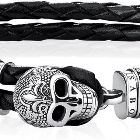 Bracciale Thomas Sabo Uomo  in   Pelle   A1697-823-11-L18,5