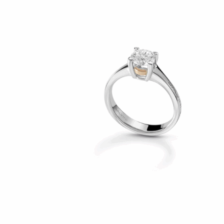 Anello Salvini Donna Battito in   Oro bianco Diamante 0.15 20074771