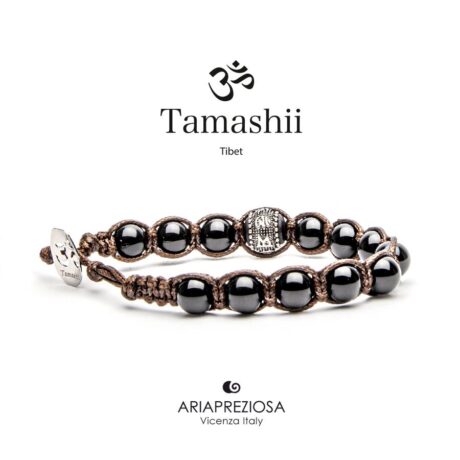 Bracciale Tamashii Unisex weel of preyer in   Argento Onice  BHS1100-1
