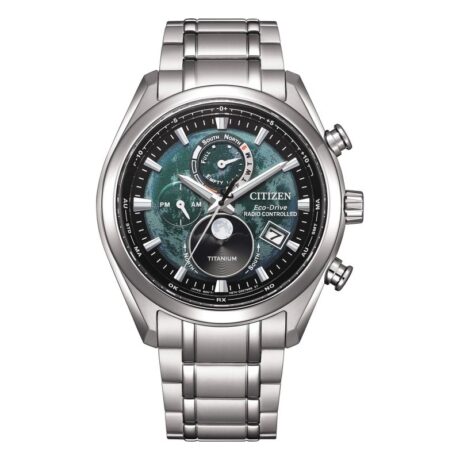 Orologio Citizen Uomo Tsuki-yomi Moon Phase in  Titanio    BY1010-81X