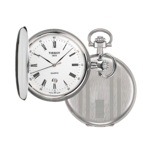 Da tasca Tissot Uomo Savonette in  Acciaio    T83655313