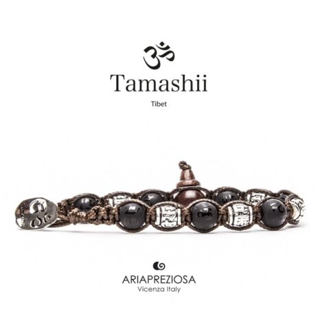 Bracciale Tamashii Silver in Pietre dure Onice BHS900-221S Silver in   Pietre dure Onice  BHS900-221S