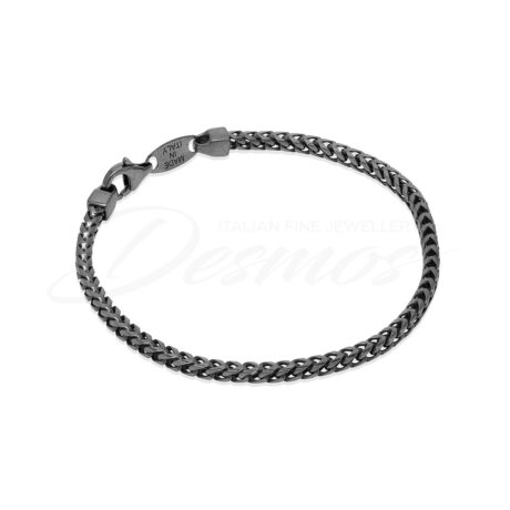 Bracciale Desmos Uomo in Argento FISH BONE GM 20  in   Argento   FISH BONE GM 20