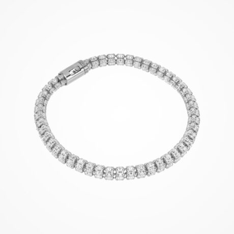 Bracciale Desmos Donna in Argento INFINITY ROUND - BIANCO  in   Argento   INFINITY ROUND - BIANCO