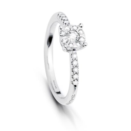 Anello Salvini Donna Daphne in Oro bianco Diamante 20049699 Daphne in   Oro bianco Diamante 0.26 20049699