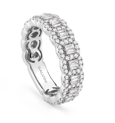 Anello Salvini Donna in Oro bianco Diamante 20101054  in   Oro bianco Diamante  20101054