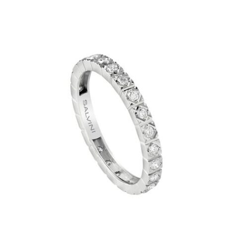 Anello Salvini Donna VERETTE SALVINI in Oro bianco Diamante 20082832 VERETTE SALVINI in   Oro bianco Diamante 0.35 20082832