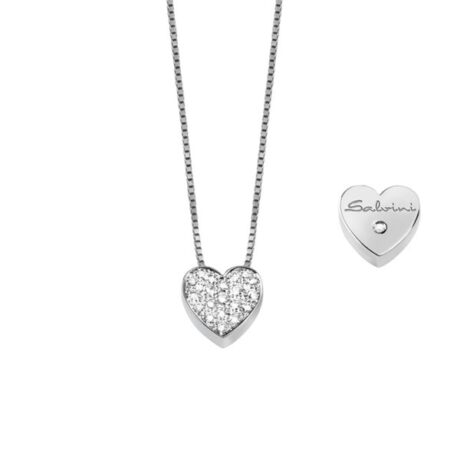 Collana Salvini Donna I Segni in Oro bianco Diamante 20067543 I Segni in   Oro bianco Diamante 0.017 20067543