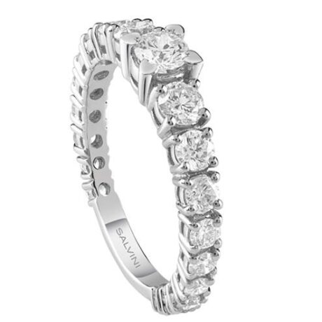 Anello Salvini Donna Battito in Oro bianco Diamante 20077320