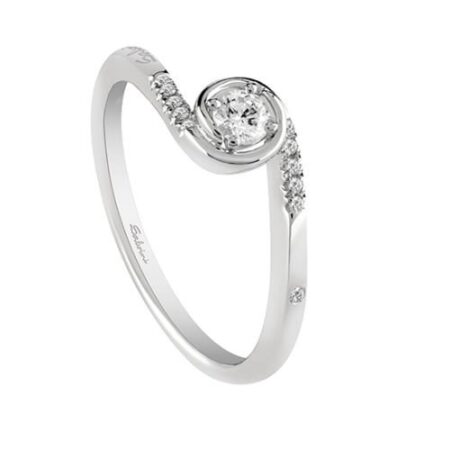 Anello Salvini Donna Primo Bacio in Oro bianco 20067579