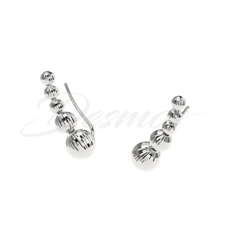 Gemelli Desmos Donna in Argento CRYSTAL CUFF W