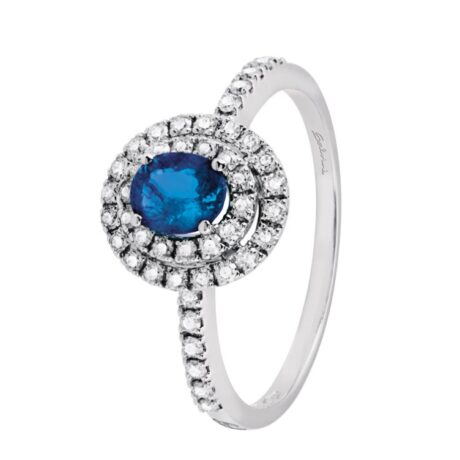 Anello Salvini Donna Dora in Oro bianco Zaffiro 20057682