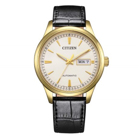 Orologio Citizen Uomo OF Automatico in Acciaio placcato oro giallo NY4059-09A