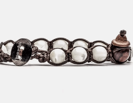 Bracciale Tamashii Tibet in Tessuto Madreperla BHS900-39