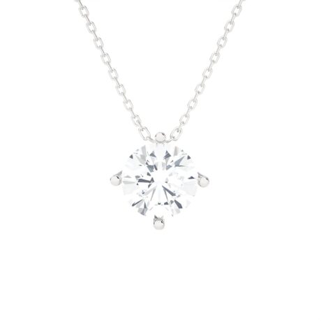 Collana Ama Donna in Oro bianco Diamante Lab Grown AMA_GI_101_0,53CT_O.B