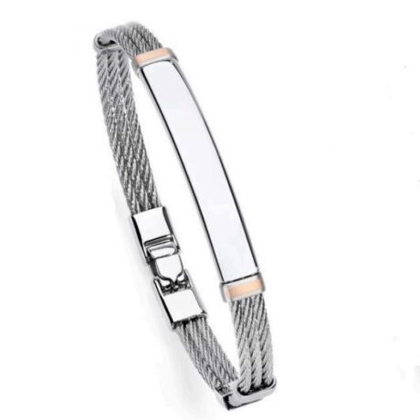 Bracciale Salvatore Bersani Uomo in Acciaio 6873