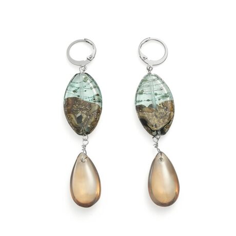 Orecchini Antica Murrina Venezia Donna Top Sophie in Acciaio OR623A14