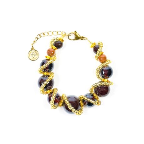 Bracciale Antica Murrina Venezia Donna VIVIEN in Acciaio BM2VAI2510