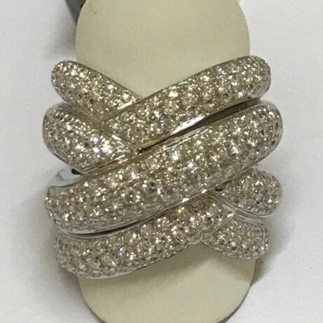 Anello Salvini Donna in Oro bianco Diamante 0066