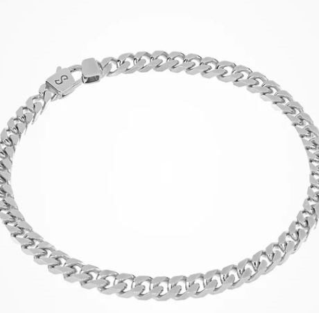 Bracciale Desmos Uomo in Argento SQUARE W 21,5