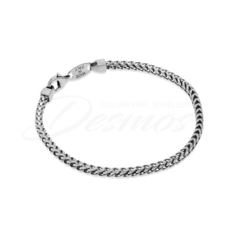 Bracciale Desmos Uomo in Argento FISH BONE W 21,5