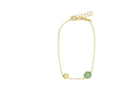 Bracciale Donna in Oro giallo Avventurina BRZ1705_9KT