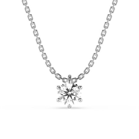Collana Ama Donna Sintonia in Oro bianco Diamante Lab Grown AMA-GI-104-1.00CT