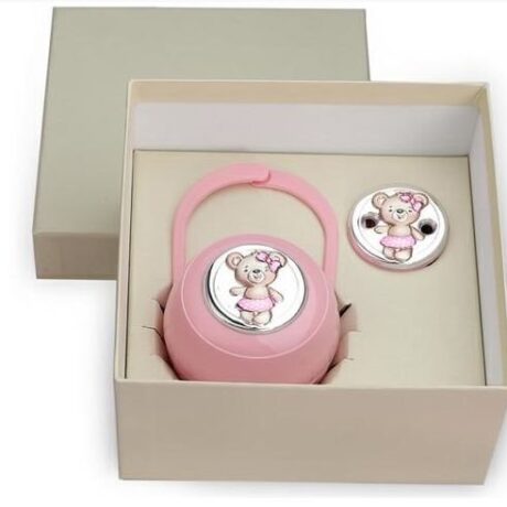 Portaciuccio Thilia Bambino in Plastica 453320 SET PAPPA ROSA