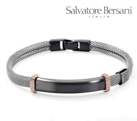 Bracciale Salvatore Bersani Uomo B-Joy in Acciaio 8668
