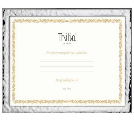 Cornice Thilia in Argento 452815