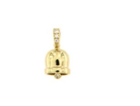 Pendente Donna in Oro giallo Zircone P3295_9KT_CAMPANA