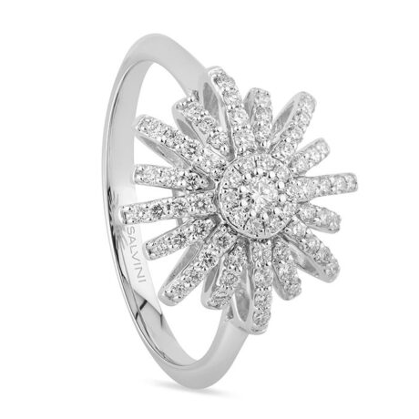 Anello Salvini Donna Sole s in Oro bianco Diamante 20111431