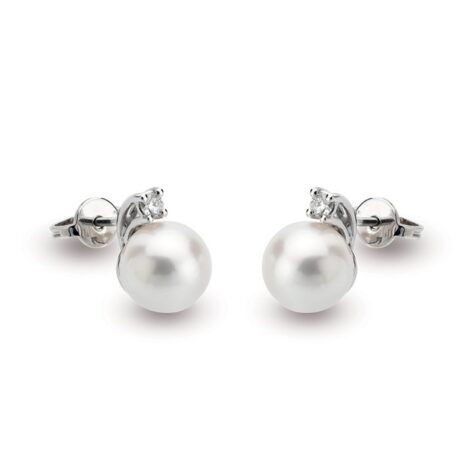 Orecchini Lux Gioielli Donna in Oro bianco Perla ORLK0136K;008;BI