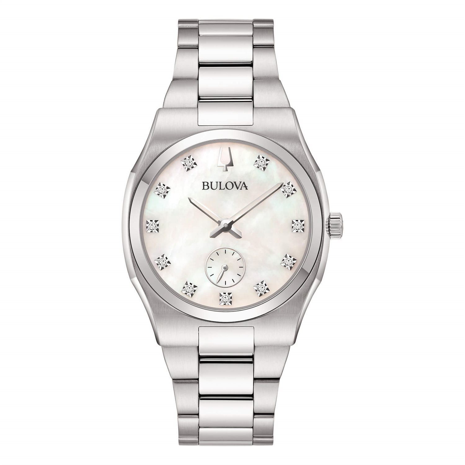 Orologio Bulova Donna Surveyor Piccoli Secondi in Acciaio 96P242