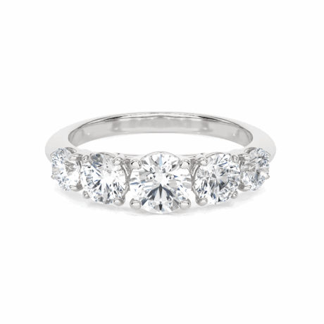 Anello Ama Donna in Oro bianco Diamante Lab Grown AMA-AN-1035-16-1-13-WA