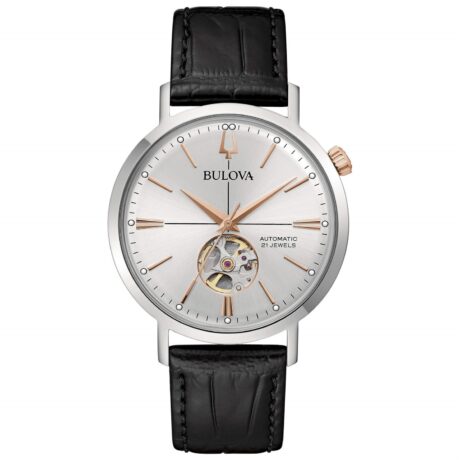 Orologio Bulova Uomo Aerojet Automatic in Acciaio 98A289