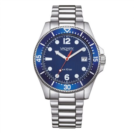 Orologio Vagary Uomo Aqua 39 in Acciaio VD5-317-71